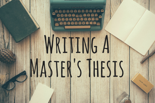 reddit writing master thesis