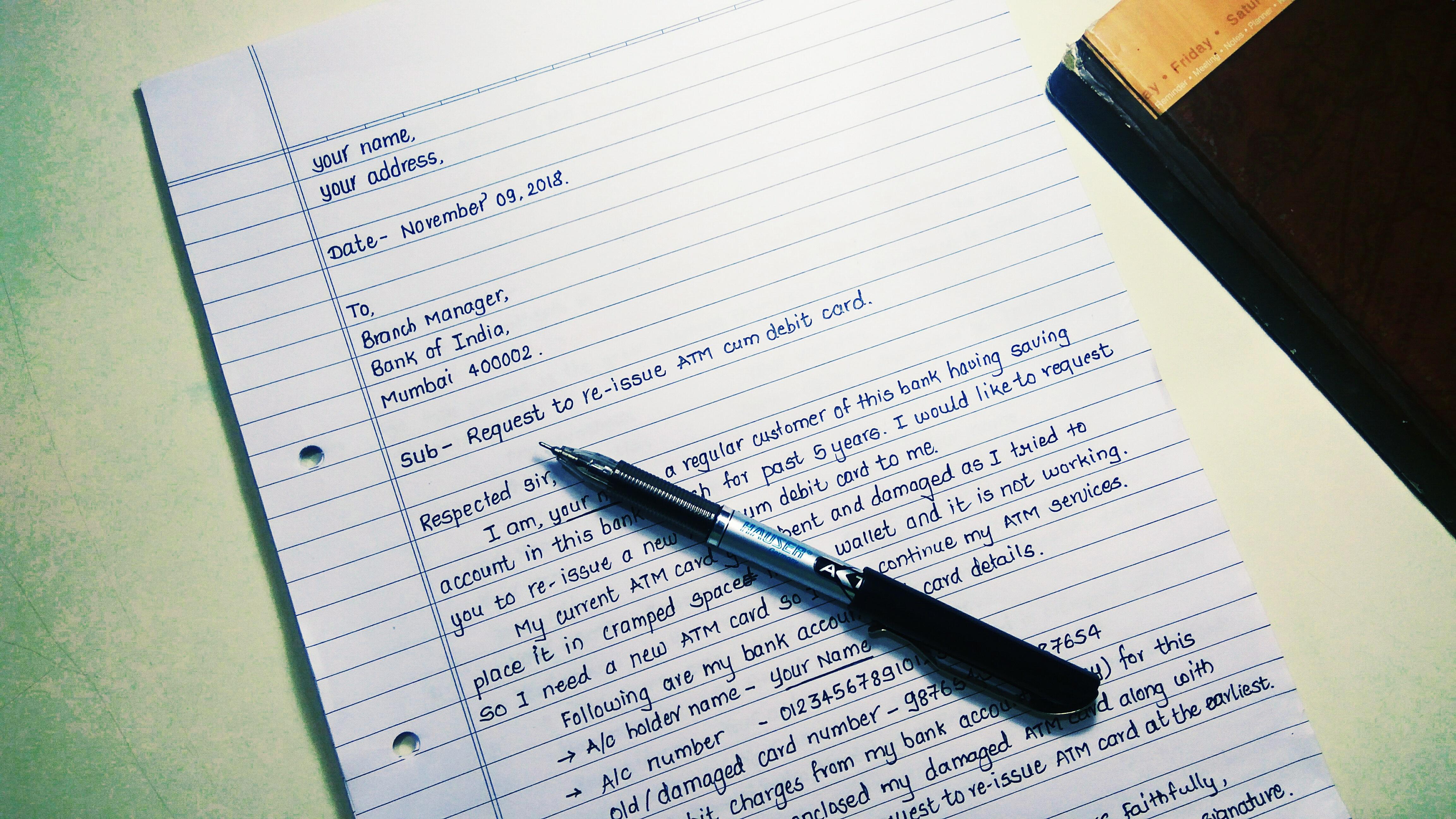 What Is Letter Writing For Students In English