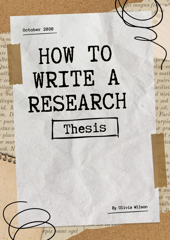 how to write a university thesis statement